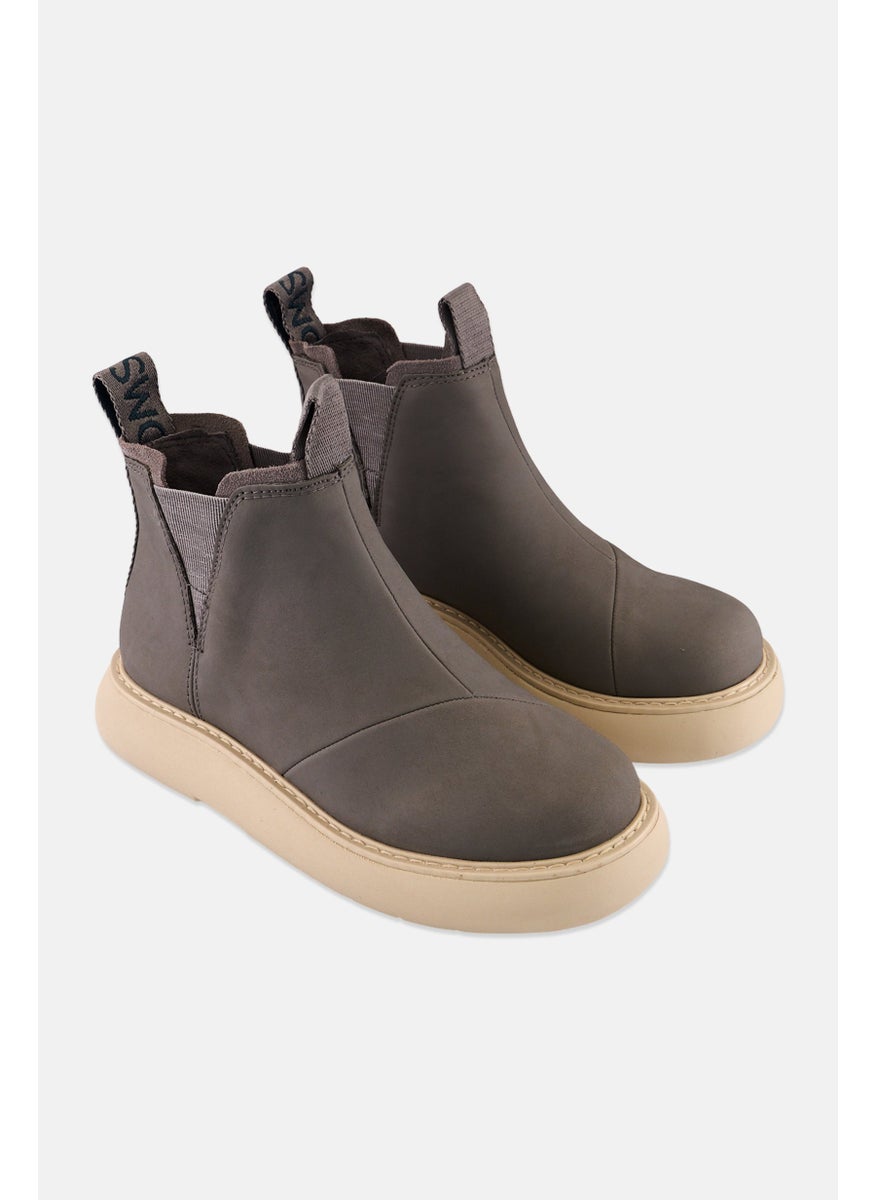 Women Alpargata Mallow Chelsea Slip On Ankle Boots, Grey