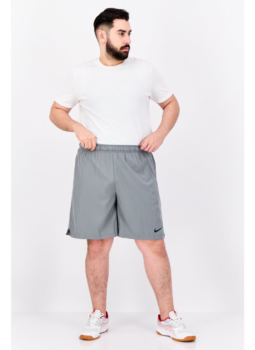Men Sportswear Fit Outdoor Shorts, Grey