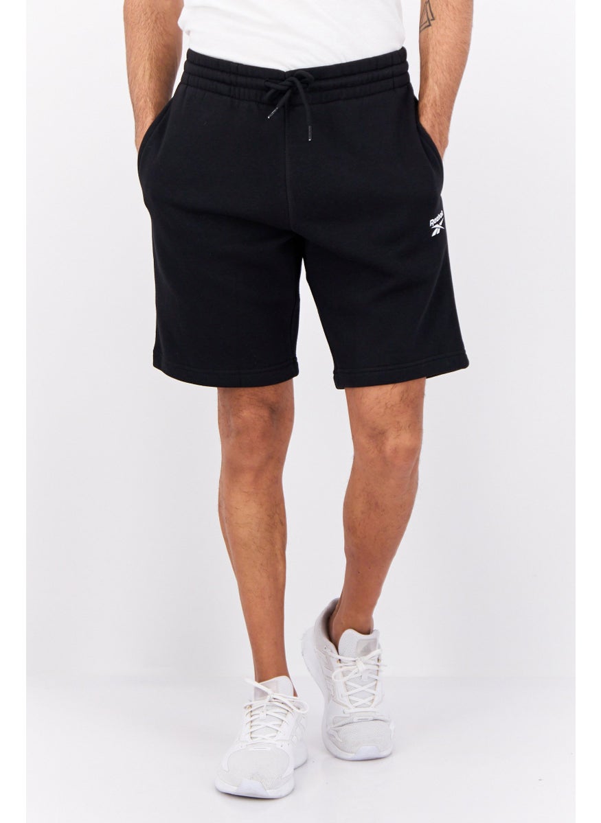Men Sportswear Fit Outdoor Shorts, Black