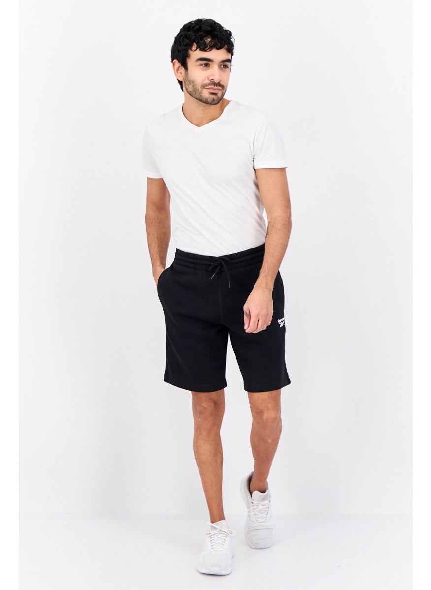 Men Sportswear Fit Outdoor Shorts, Black
