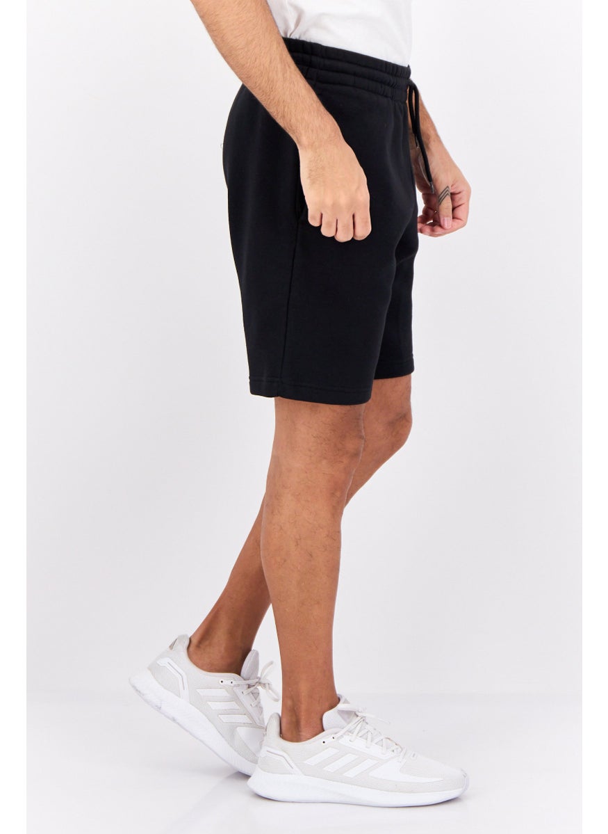 Men Sportswear Fit Outdoor Shorts, Black