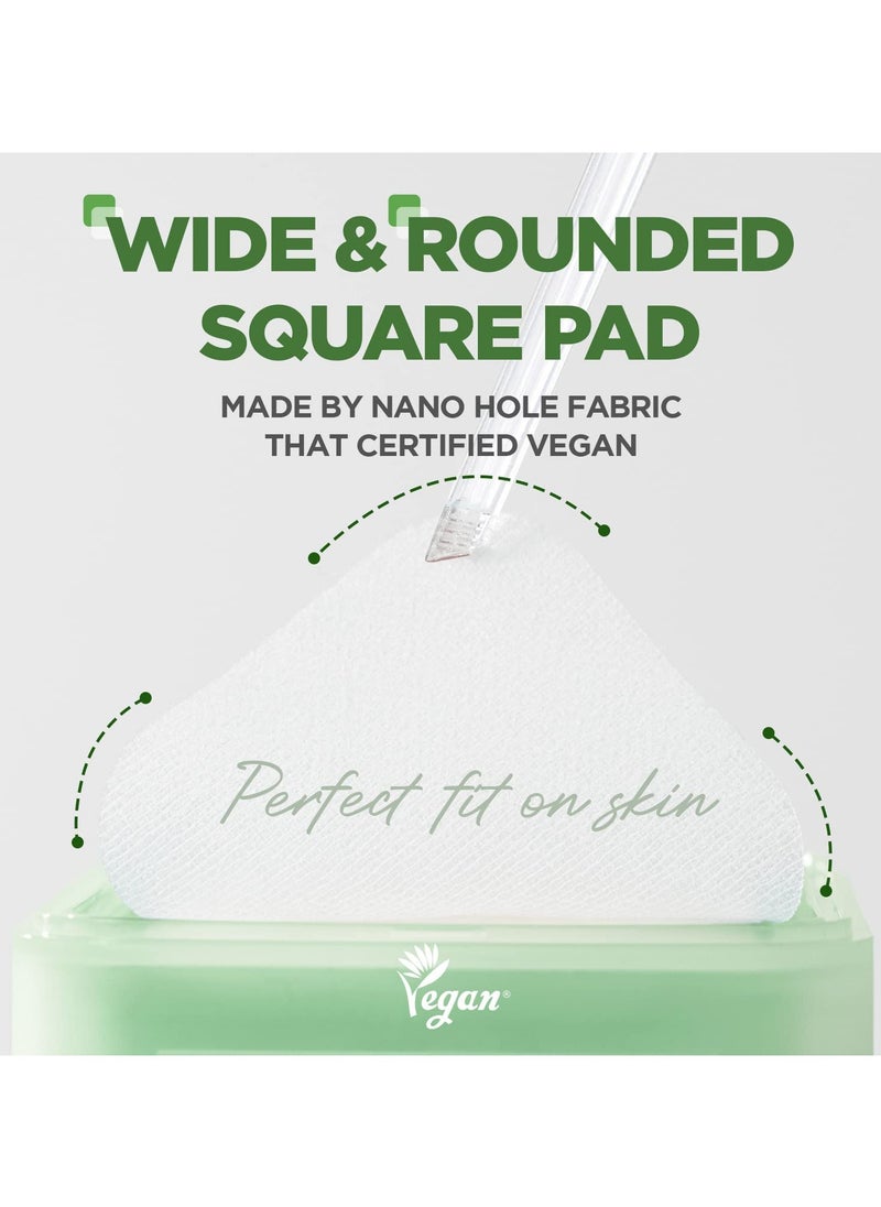 Teatree Trouble Facial Toner Pads with Tea Tree & Lactobacillus - Soothing Cotton Pads for Sensitive & Acne Prone Skin - Vegan Face Gauze, 100 Pads