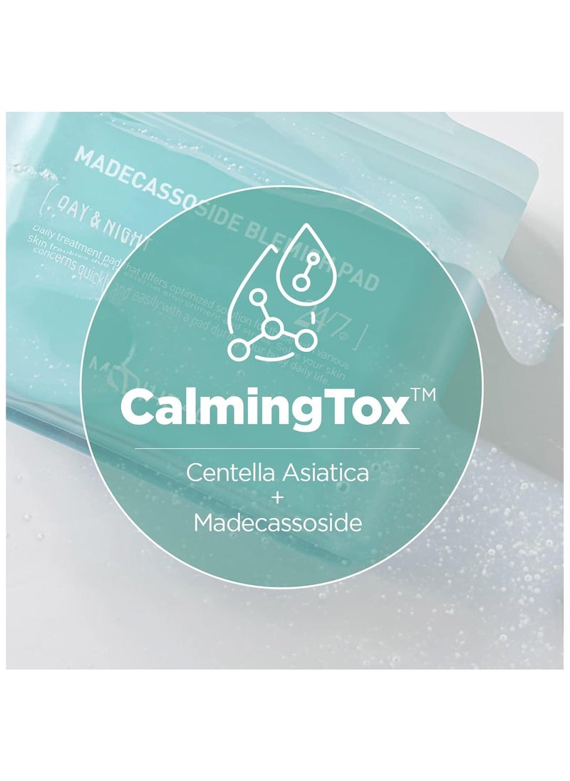 Madecassoside Cotton Facial Pads - Toner Pads with Centella Asiatica to Improve Uneven Skin Tone - Vegan Face Gauze Pads, 100 Pads