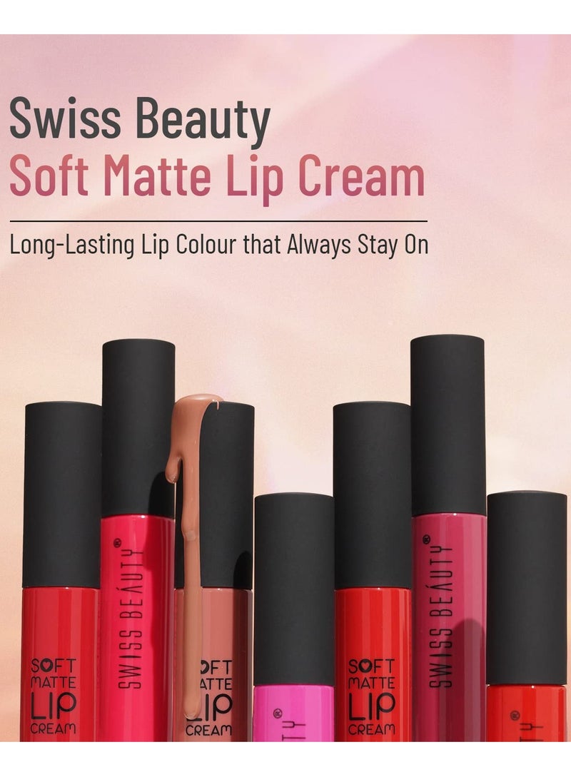 Swiss Beauty Soft Matte Lip Cream weightless lipstick 04 6ml