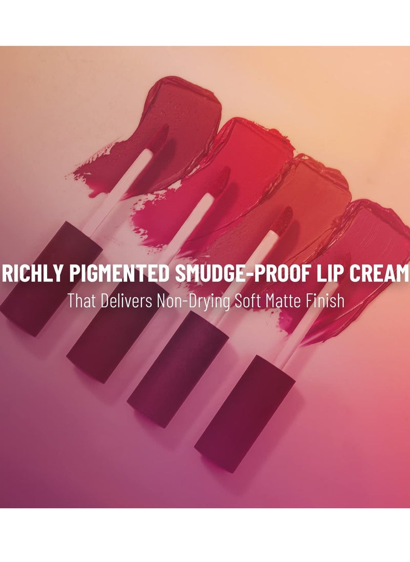 Swiss Beauty Soft Matte Lip Cream weightless lipstick 04 6ml