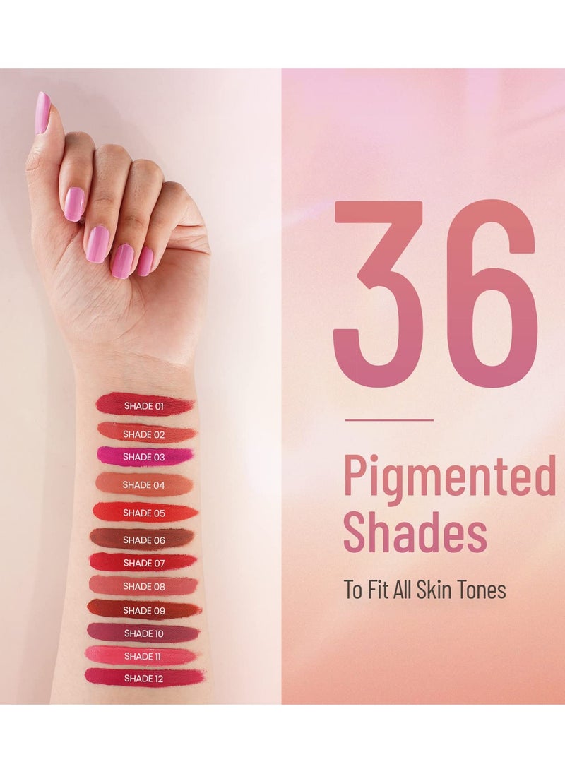Swiss Beauty Soft Matte Lip Cream weightless lipstick 04 6ml