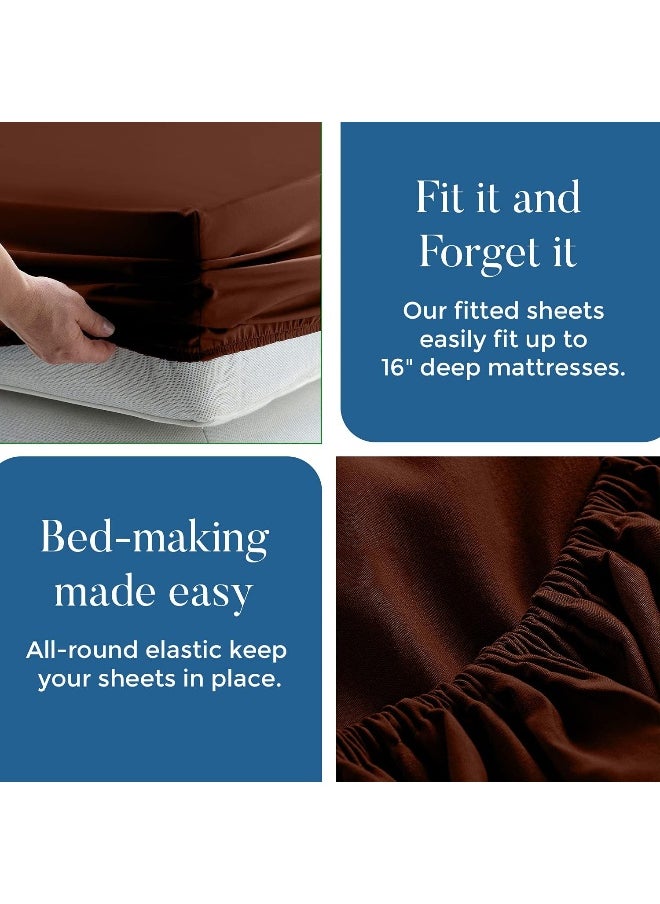 DAN RIVER California King Jersey Sheet Set