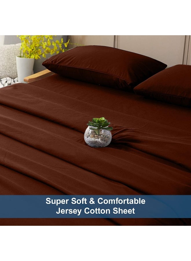 DAN RIVER California King Jersey Sheet Set