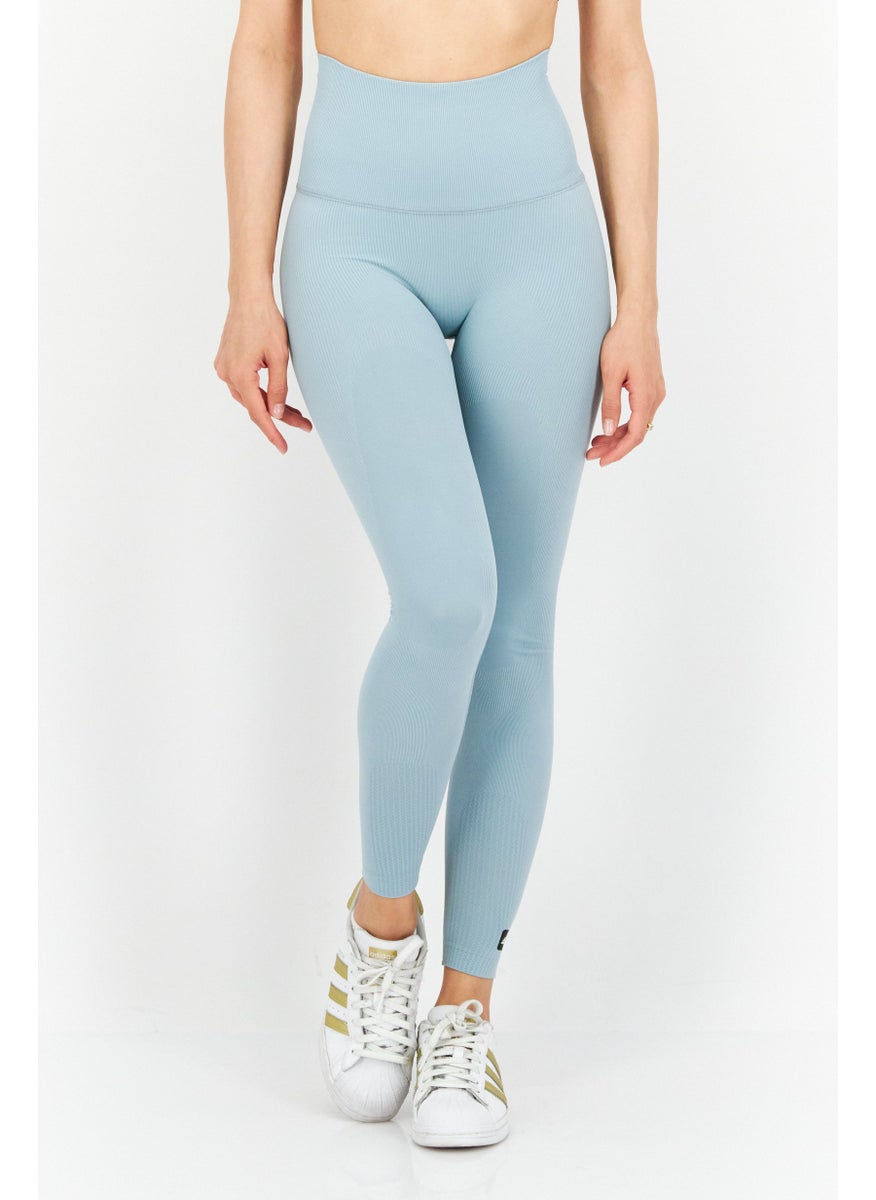 Women Sportswear Fit Training Leggings, Ocean Spray