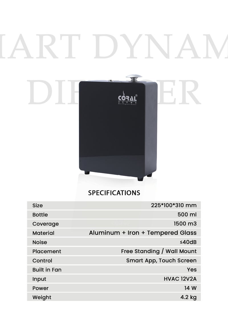 Smart Dynamic HVAC Scent Diffuser | 4300 Sqft Coverage | App Control | 1 Year Warranty