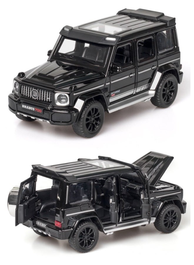 1:32 Alloy Collectible Brabus G700 Car Model Toy, Diecast Zinc Alloy Brabus Pull Back Collectible Toy Car, Sound and Light Pull Back Model Car for Kids Boy Girl Gift 15cm*6.5cm*6.5cm
