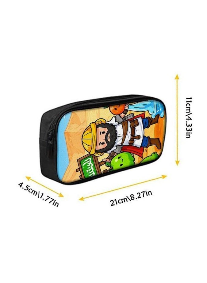 Cartoon three-piece schoolbag with zipper - 506