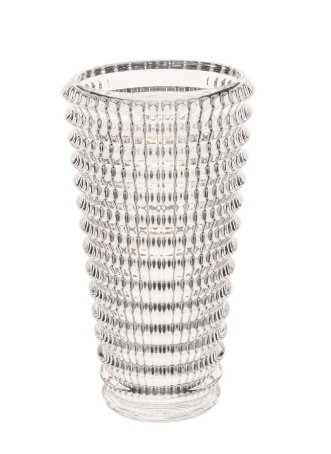 Glass Vase Crystal  Elegant crystal glass vase, adds a touch of luxury to any room