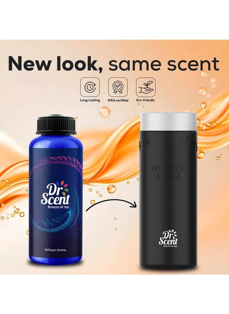 Dr Scent Diffuser Aroma Citrus Oasis, Feel the Distinctive Notes of Crisp Lime and Lemon, With Aromatic Strong Notes of Mandarin (500ml)