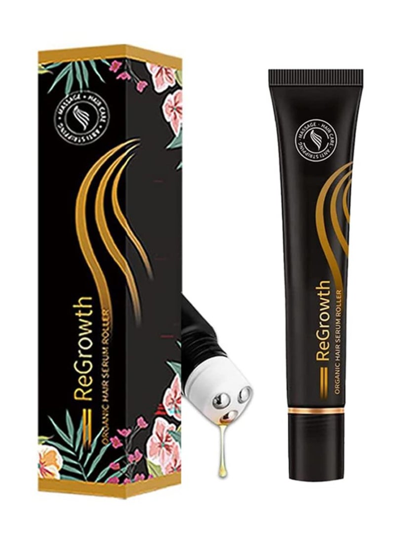 Hair Essences Cylinder Set - Hair Serum Roller, Herbal Rolling Ball Massage Hair Reactive Serum, Hair Growth Serum for Natural Hair, for Stronger, Thicker Hair, for Receding Hairli