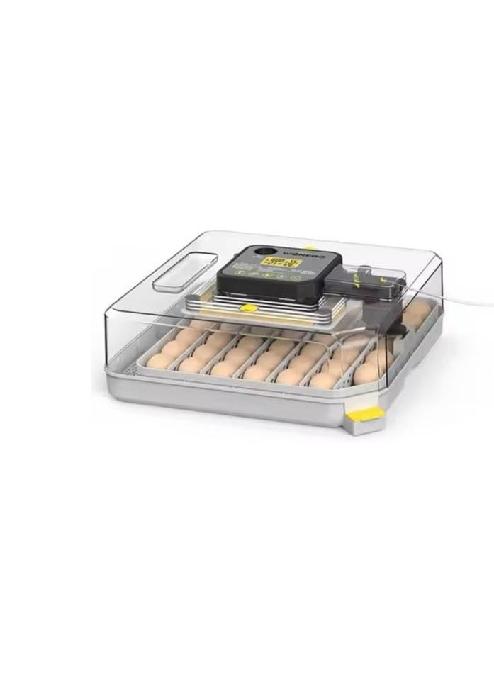 Dual Power 48 chicken egg Incubator,Automatic Humidity, turning and temperature control incubator with testing Function