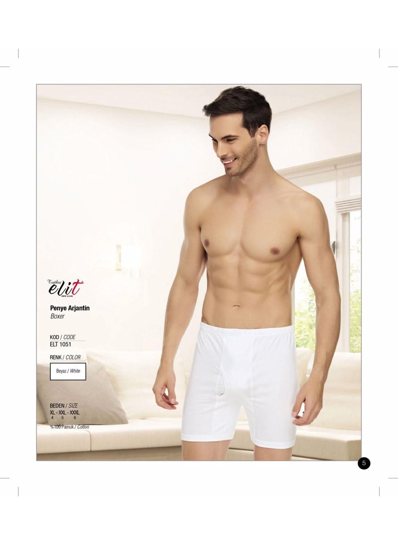 Men's Combed Cotton Argentinian Boxer 1051 - 3 Pieces