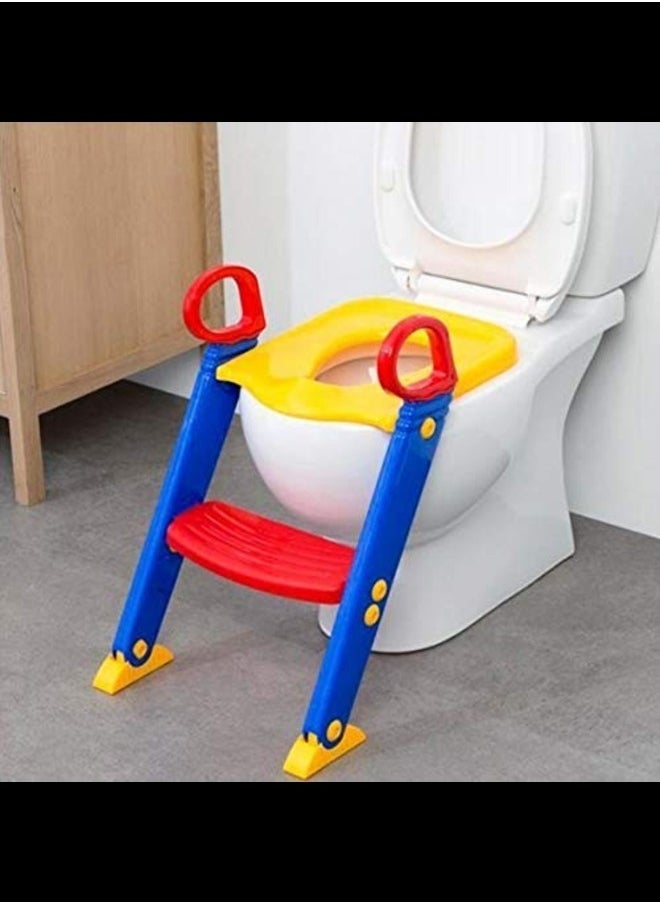Baby Ladder Toilet Ladder Chair Toilet Trainer Potty Toilet Seat Step up toddler Toilet Training Step Stool for Girls and Boys
