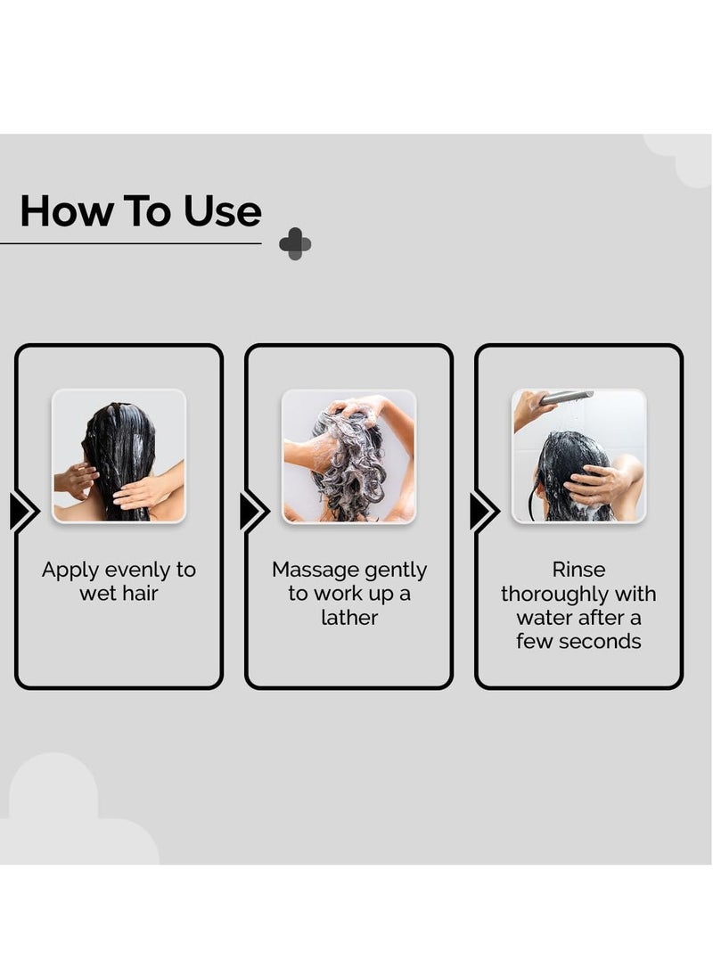 The Derma Co. Peptide- Stem Cell Hair Fall Control Shampoo | Paraben & Sulphate Free | Shampoo for Women & Men | Reduces hair fall and breakage | Improves Scalp health - 200 ml