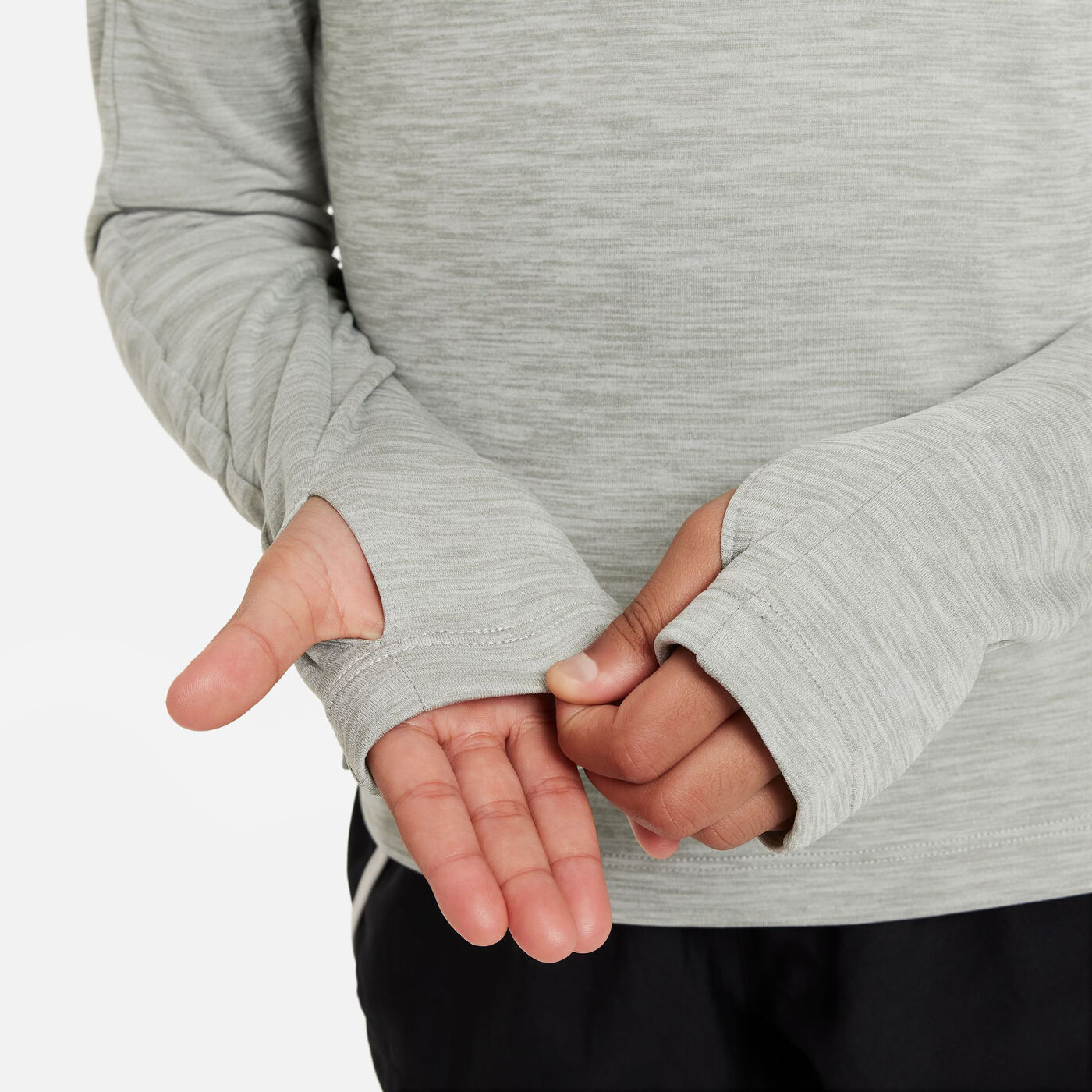 Kids' Dri-FIT Long-Sleeve 1/2-Zip Top