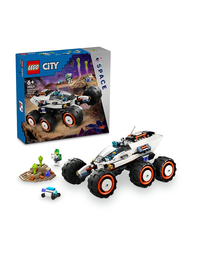 City Space Explorer Rover and Alien Life 60431