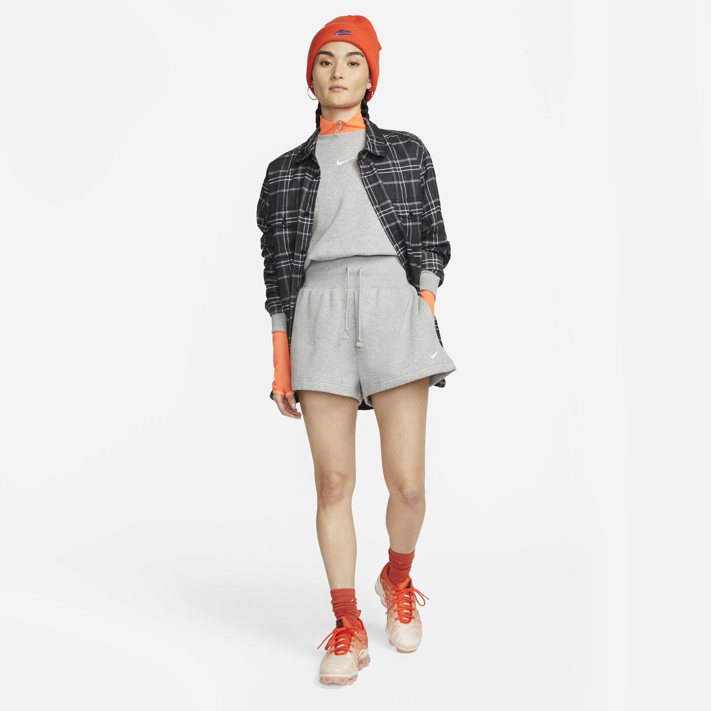Women's Sportswear Phoenix Fleece High-Waisted Shorts