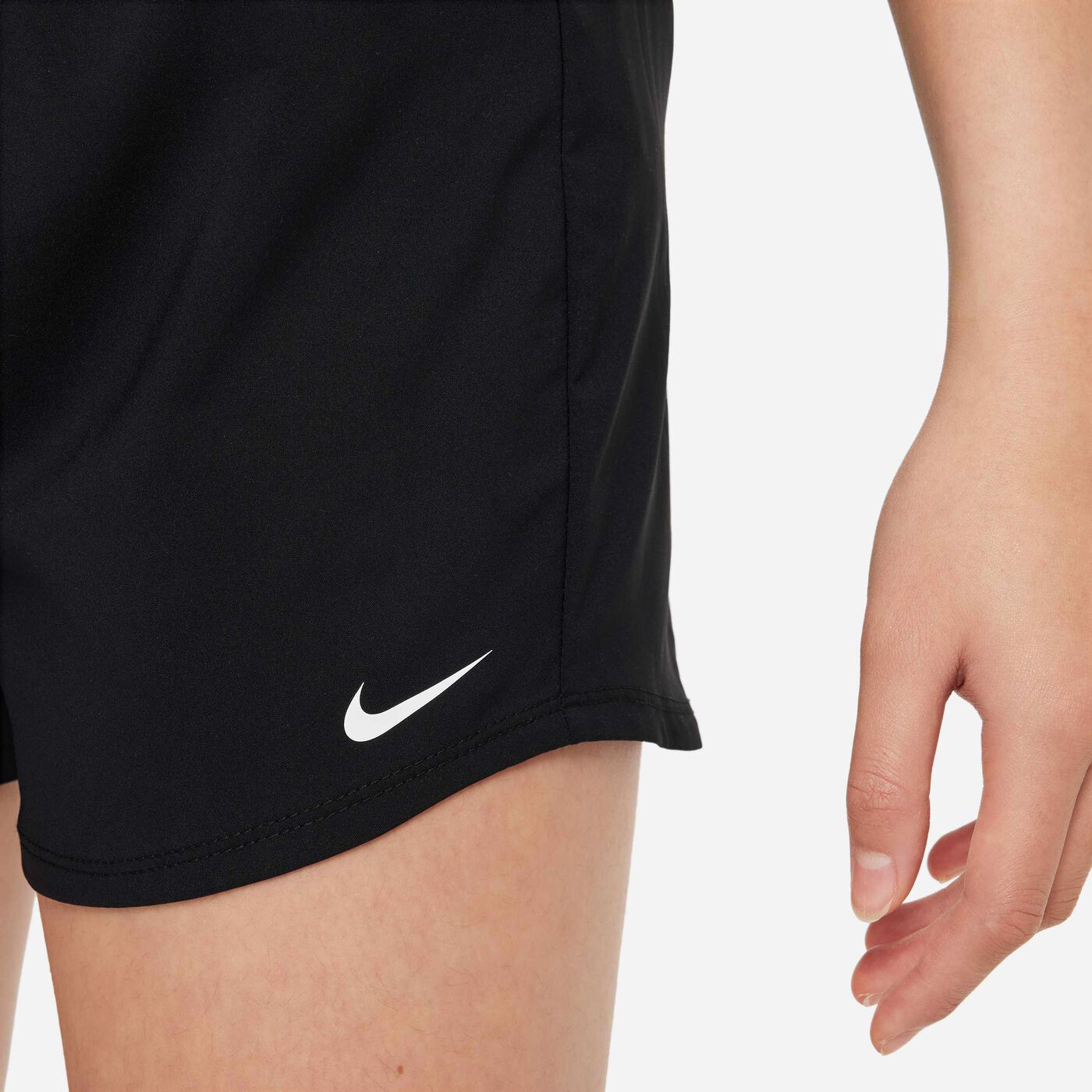 Kids' Dri-FIT One High-Waisted Training Shorts
