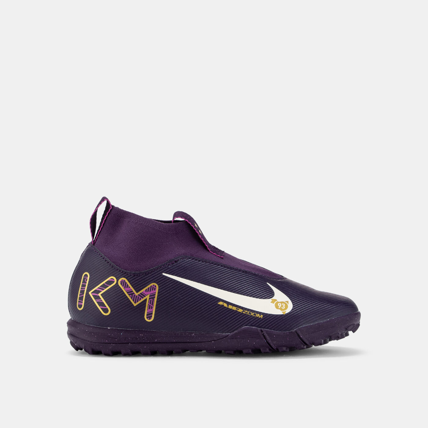 Kids' Kylian Mbappe Mercurial Superfly 10 Academy Turf Ground Football Shoes