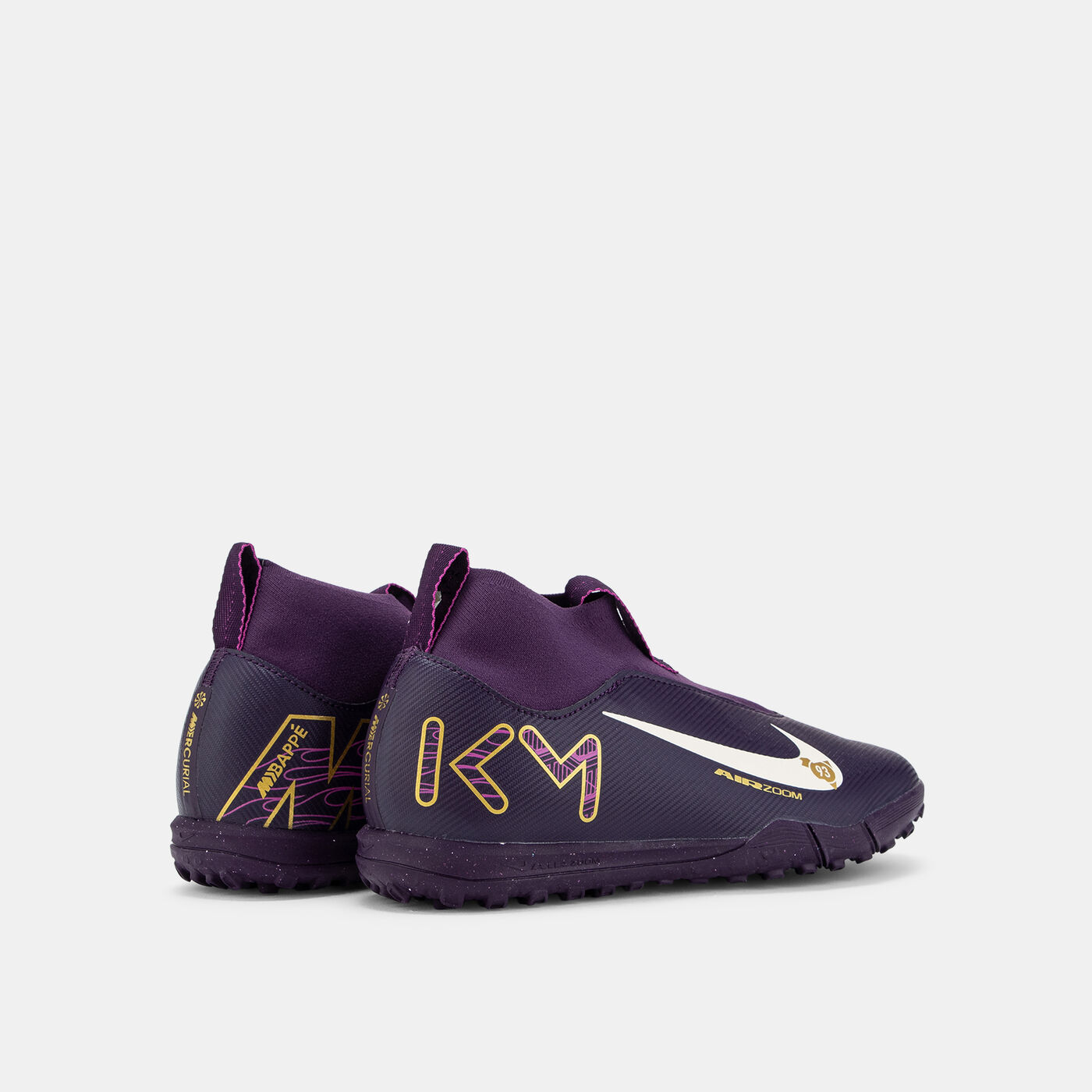 Kids' Kylian Mbappe Mercurial Superfly 10 Academy Turf Ground Football Shoes
