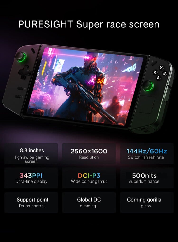 Lenovo Saver Handheld LEGION Go, handheld gaming console, windows 11, AMD Razor Z1Extreme, 8.8-inch standard gamepad 16+512G