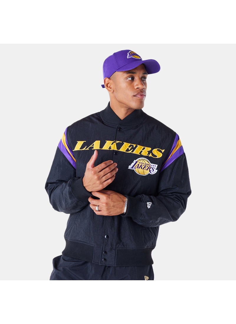 Men's NBA LA Lakers Panel Bomber Jacket