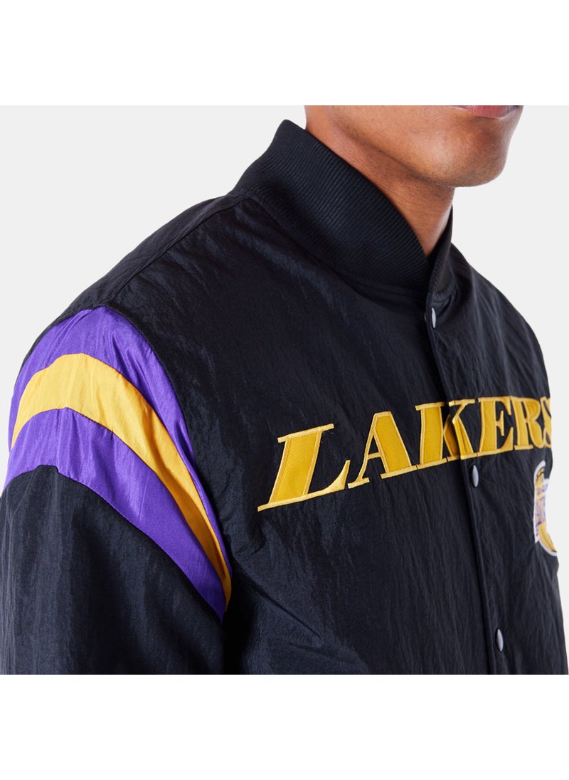Men's NBA LA Lakers Panel Bomber Jacket