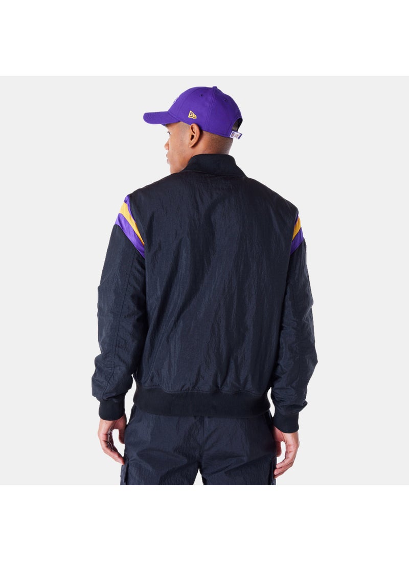 Men's NBA LA Lakers Panel Bomber Jacket