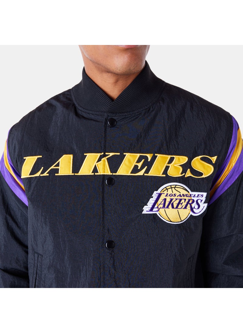 Men's NBA LA Lakers Panel Bomber Jacket