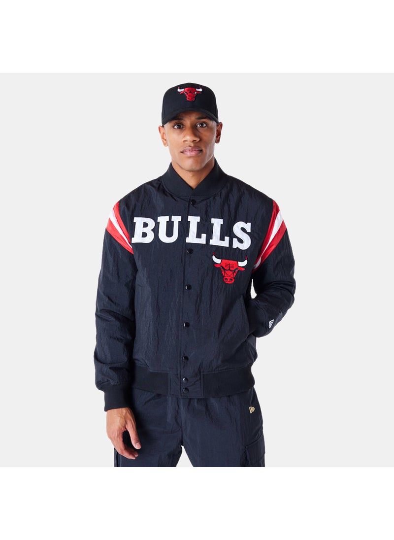 Men's NBA Chicago Bulls Panel Bomber Jacket