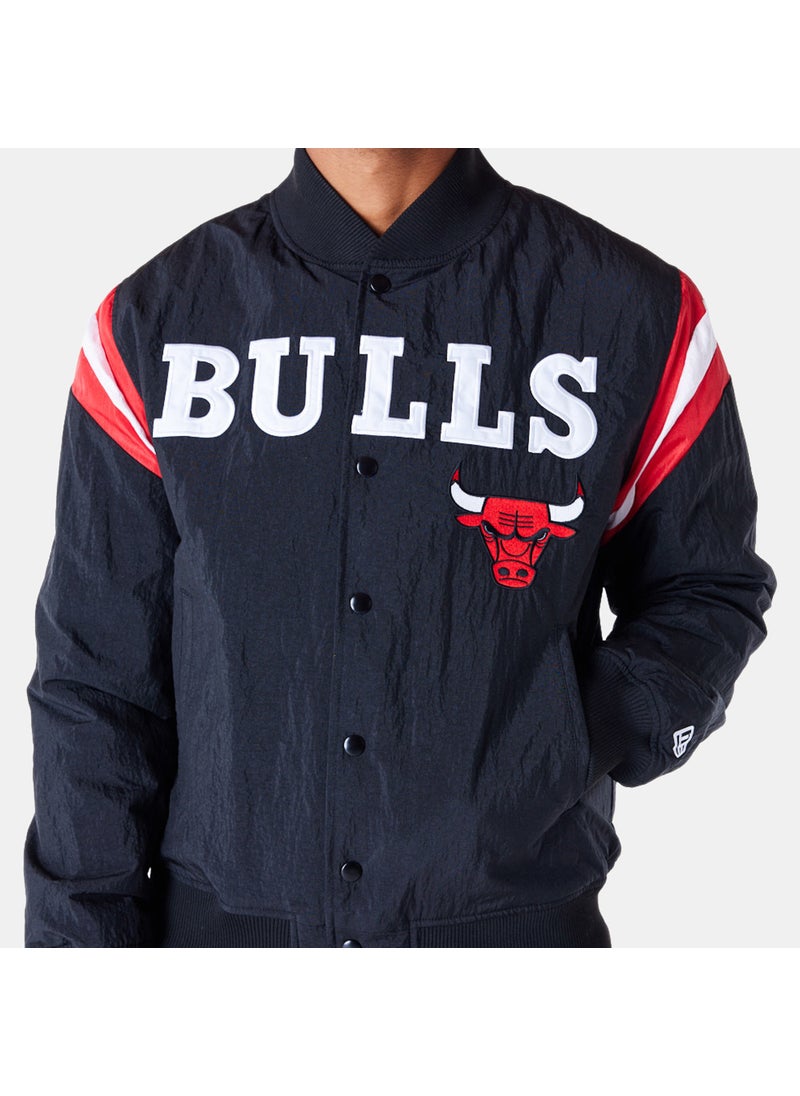 Men's NBA Chicago Bulls Panel Bomber Jacket