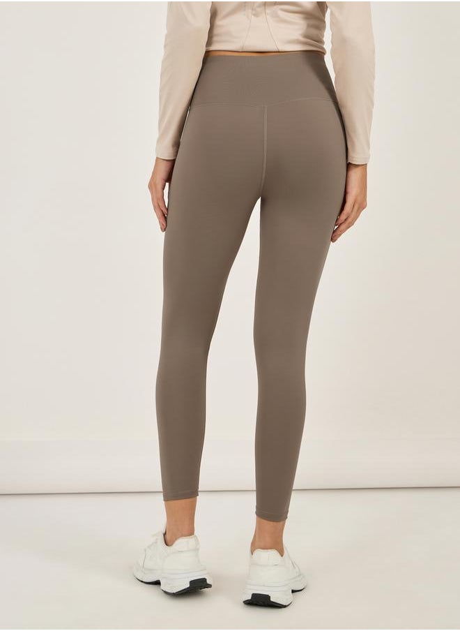 Broad Waistband 7/8 Leggings