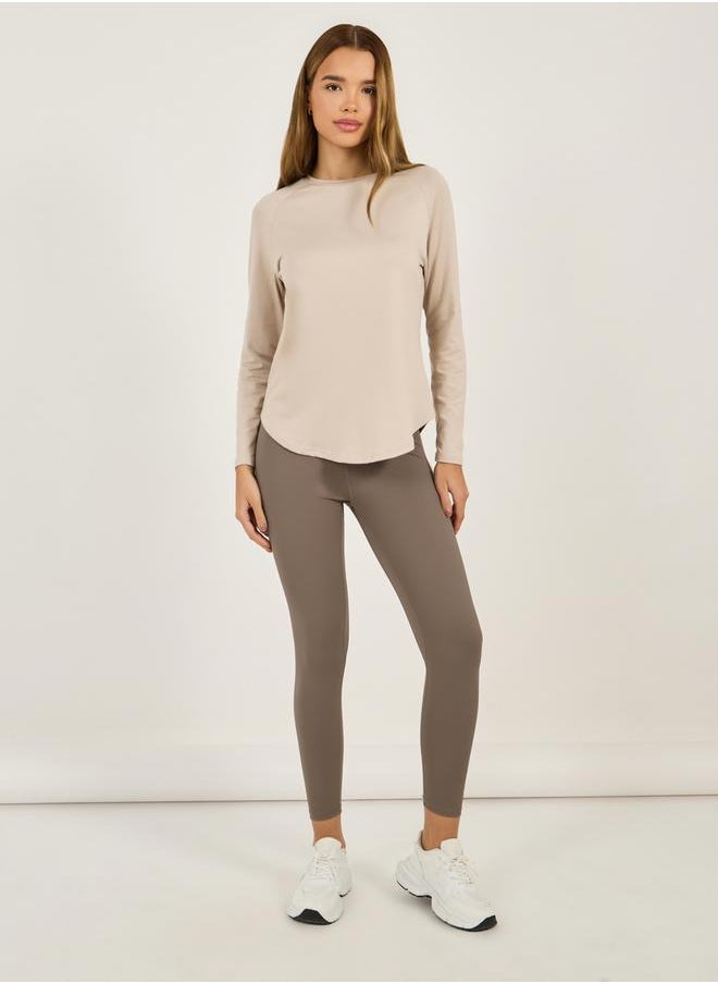 Broad Waistband 7/8 Leggings