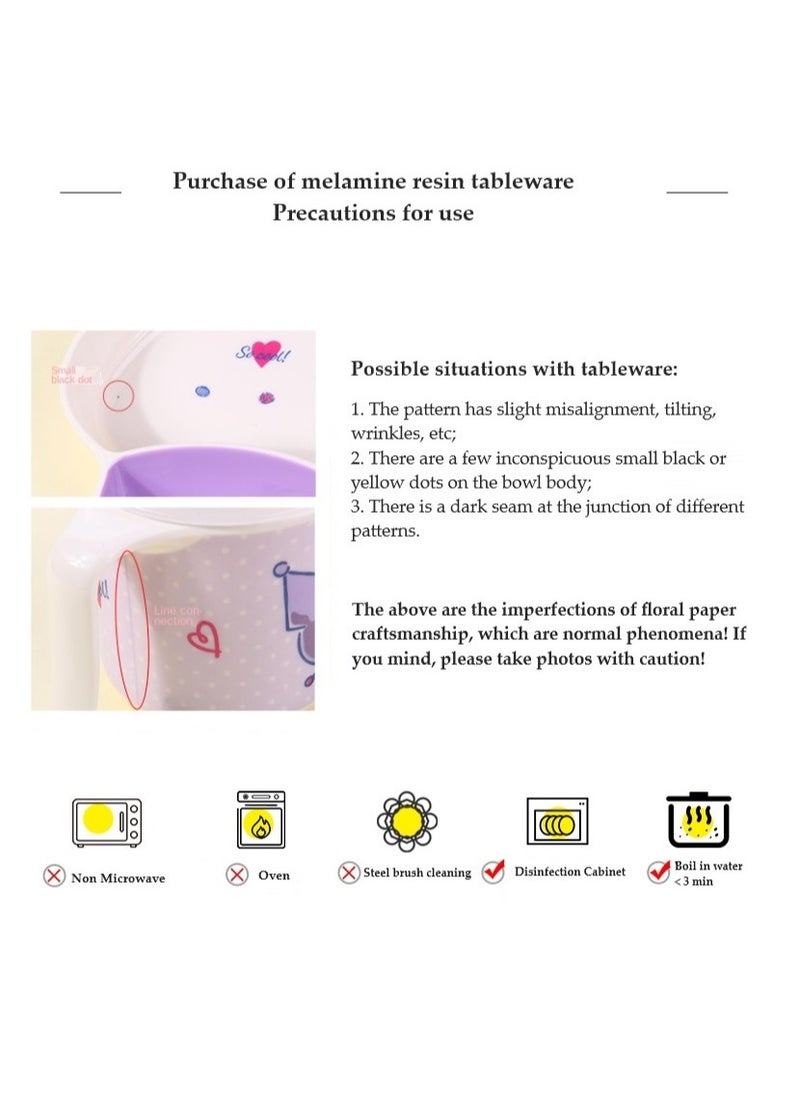 Kuromi Printed Cup With Lid 210ml
