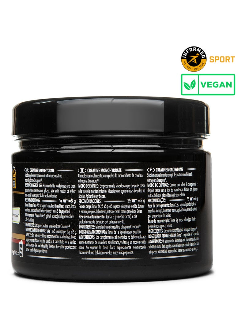 Crown Sport Nutrition Neutral Flavor Creatine Monohydrate Creapure - 300g (60 servings)