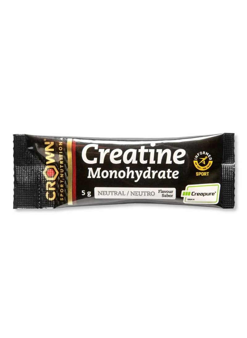 Crown Sport Nutrition Creatine Monohydrate Creapure 5g Neutral Flavor (10x5g)