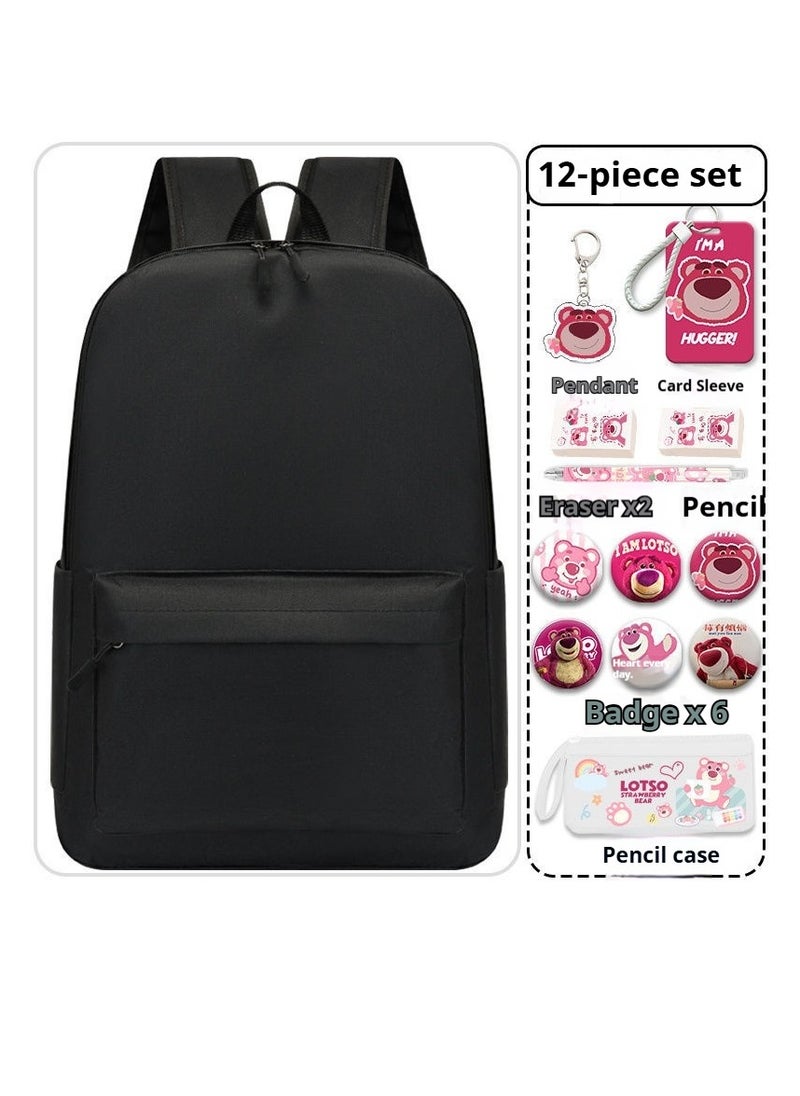13-Piece Cartoon Lotso Backpack Set