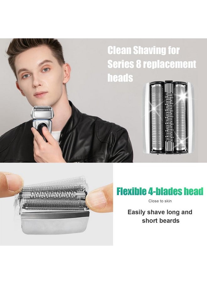 Ultimate Pro Back Hair Shaver (New 7Th Generation) Complete Wide Blade Attachment Head With Shock Absorber Neck (Attachment Head With Shock Absorber Neck And Blade Only)