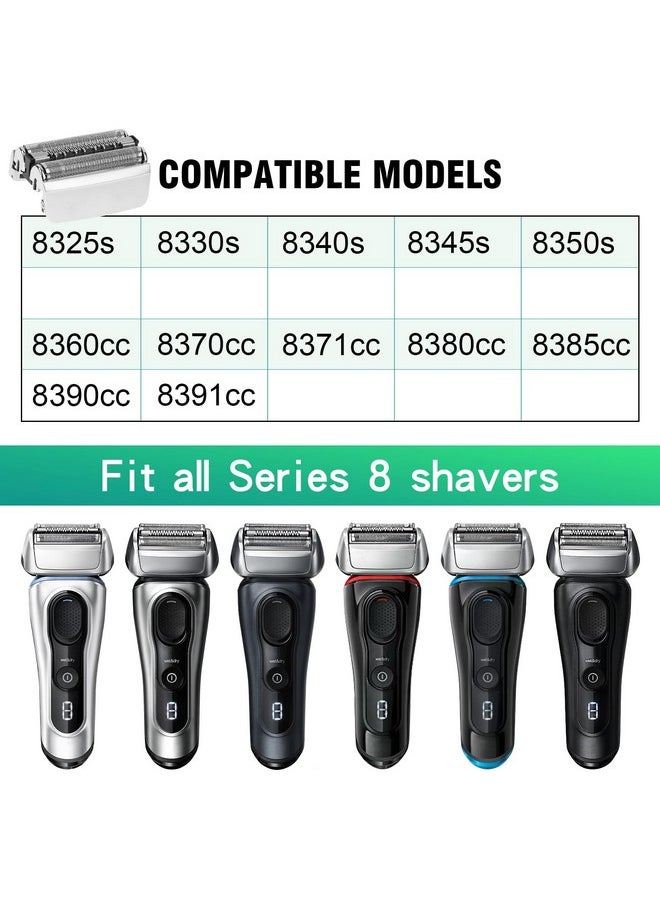 Ultimate Pro Back Hair Shaver (New 7Th Generation) Complete Wide Blade Attachment Head With Shock Absorber Neck (Attachment Head With Shock Absorber Neck And Blade Only)