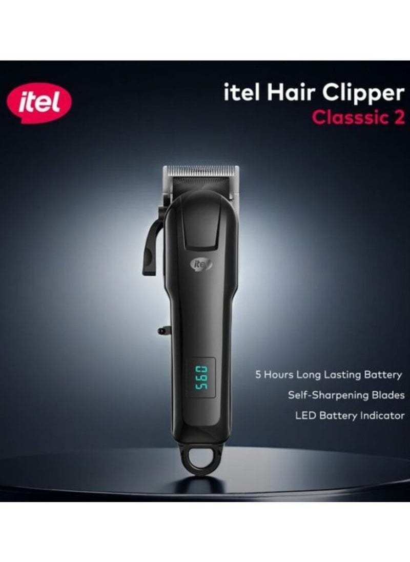Itel – IH CL33 Digital Display Cordless Hair Clipper With Lasting Battery