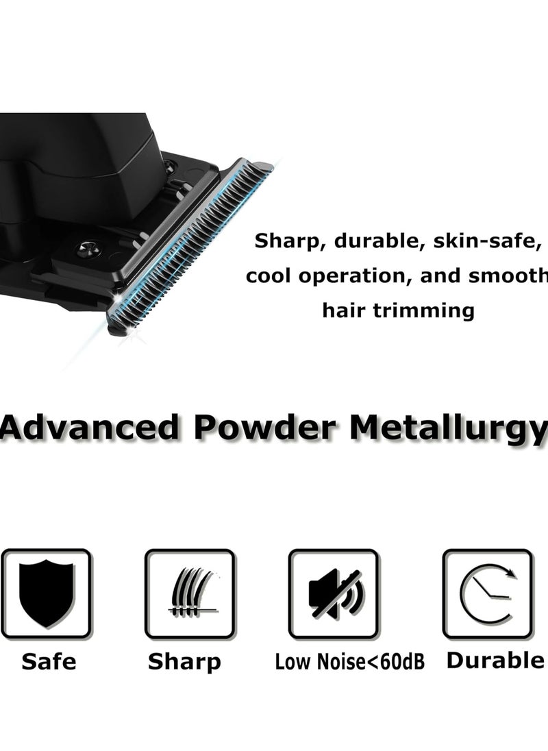 Zero Gapped Hair Clippers for Men – 2299 Professional T-Blade Trimmer for Precision Haircuts and Grooming