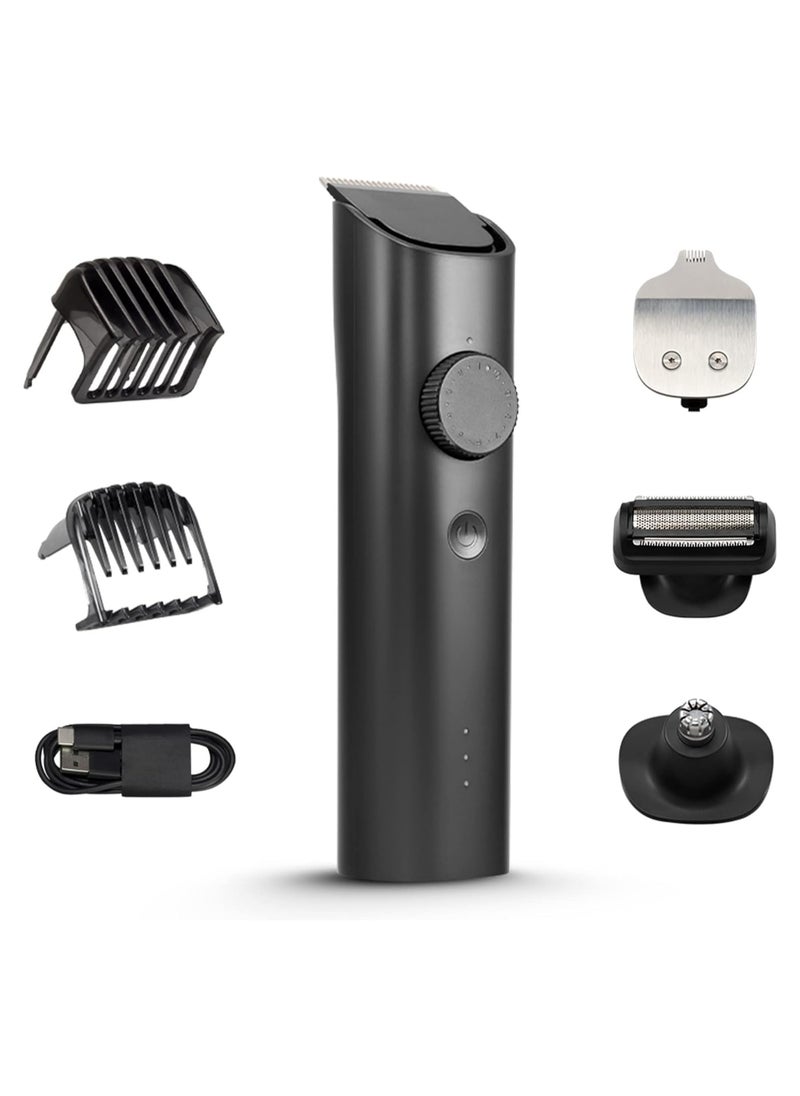 Xiaomi Grooming Kit Pro, 40 length settings, Face, Hair, Body - Everything-in-One Professional Styling Trimmer, Body Grooming, Nose & Ear Hair Trimming, Hair Clippers, Beard Combs, Quick Charge