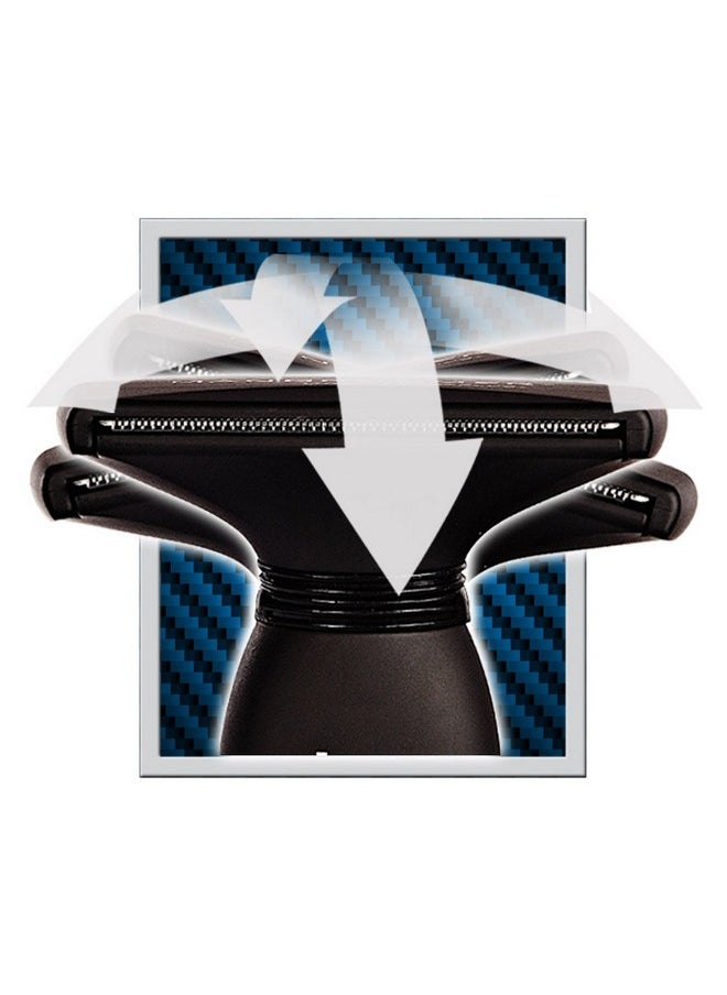 Lithium Max Plus+ Back Hair Shaver (New 7Th Generation) Complete Attachment Head With Shock Absorber Neck & New 50% Wider Blade Design