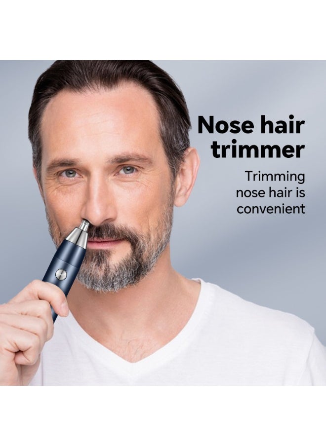 5 Piece Mens Grooming Kit for Beard,Electric Shaver for Men Bald Shavers,3-Speed Shaver with 4 Different Functional Replacement Heads for Beard,Face, Nose,Ear Hair Trimmer and Hair Clipper