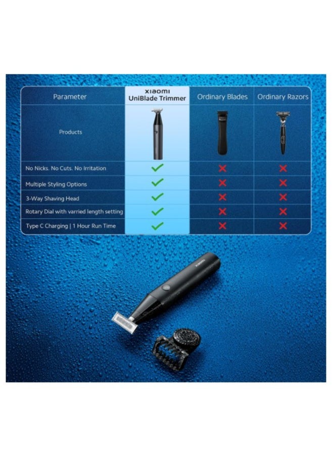 Xiaomi Uni Bla Trimmer Effortless and Clean Shave Adjustable Trimmer comb